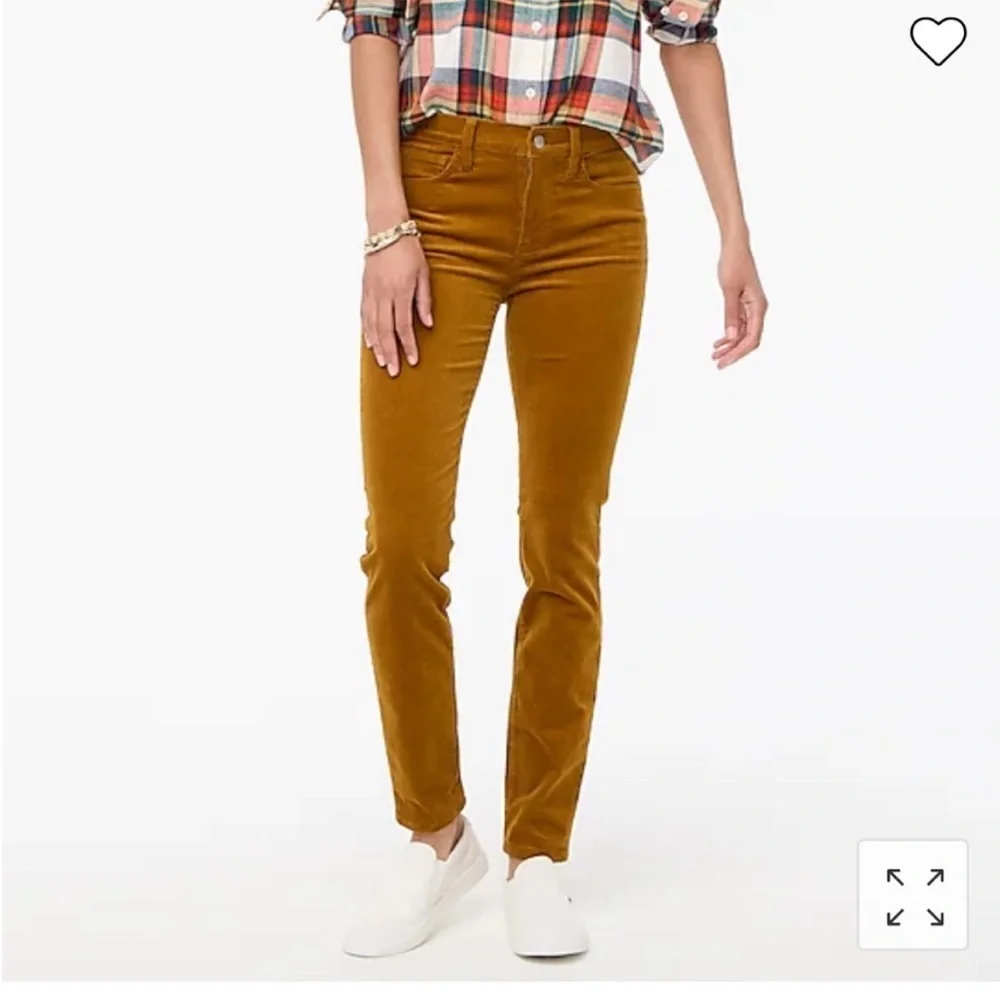 J. Crew Dark Mustard Corduroy Trousers